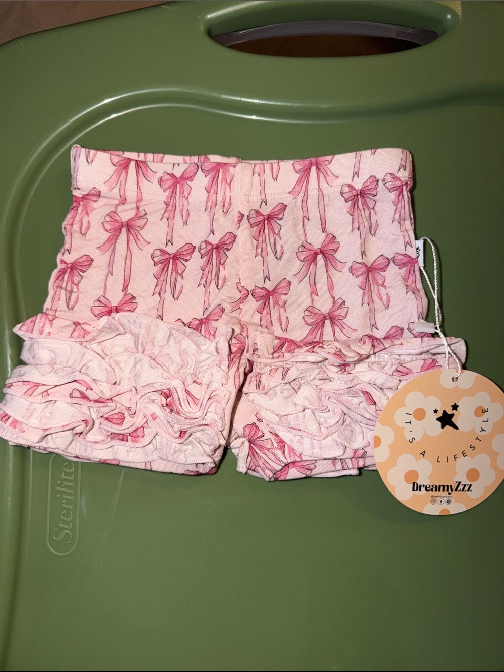 Dream Big Little Ruffle Bottom Shorts NWT